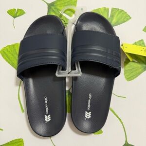 All in Motion Dark Blue Slide Sandals